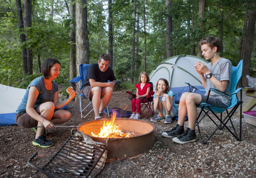 famille au camping Nantes