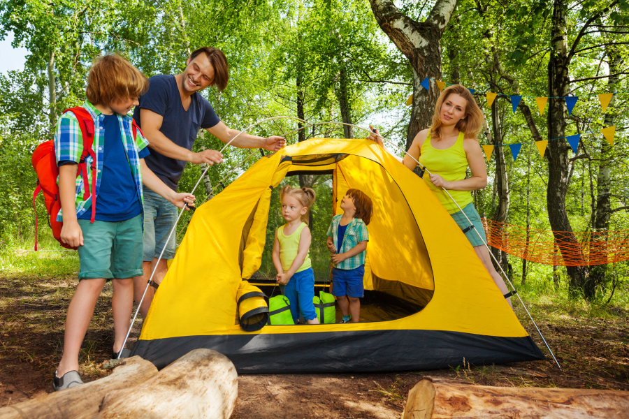 famille au camping Anglet