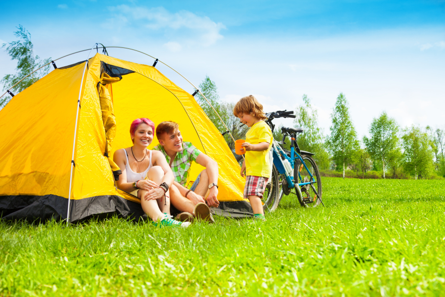 famille au camping famille Ile d’Oléron