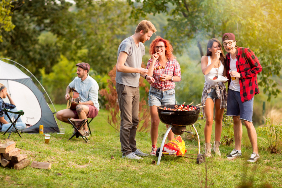 famille à Ax les Thermes camping