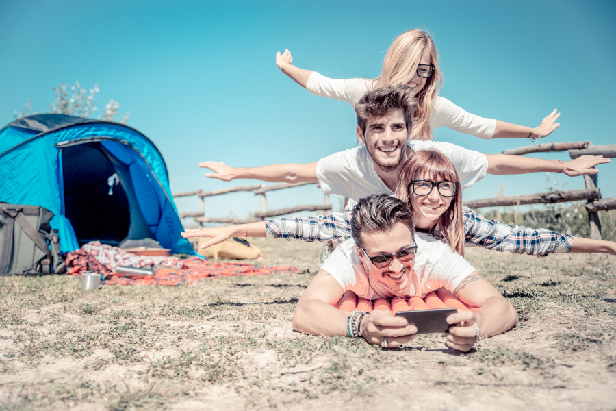 famille au camping La Rochelle 