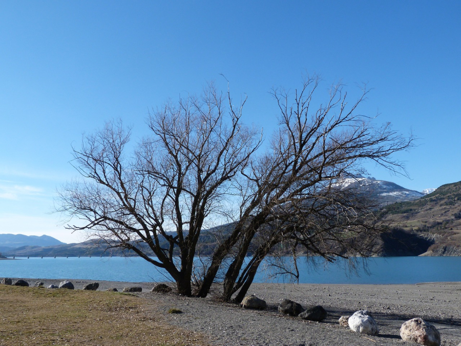 Lac de Serre Ponçon près des campings 